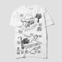 Skateboard Cafe Gaurab Sketches T-Shirt White