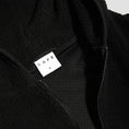 Load image into Gallery viewer, Skateboard Cafe Sherpa Fleece Zip Hood Black
