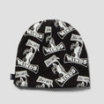 Load image into Gallery viewer, HUF Three 6 Mafia Skull Beanie Black