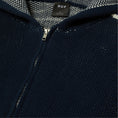 Load image into Gallery viewer, HUF Token Zip Hooded Sweater Crew Navy