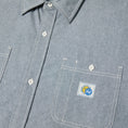Load image into Gallery viewer, HUF Total Eclipse Chambray Shirt Light Blue