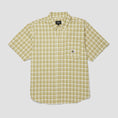 Load image into Gallery viewer, HUF Total Eclipse Shortsleeve Plaid Shirt Mustard