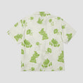 Load image into Gallery viewer, Huf Trip Flocked Shortsleeve Resort Shirt White