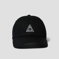 Load image into Gallery viewer, HUF TT Logo 6 Panel CV Hat Black / White