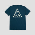 Load image into Gallery viewer, HUF Triple Triangle T-Shirt Harbor Blue / White