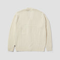 Load image into Gallery viewer, HUF TT Jacquard Cardigan Natural