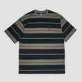 Load image into Gallery viewer, Token Fences Striped T-Shirt Green