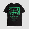Load image into Gallery viewer, Skateboard Cafe 45 T-Shirt Black / Forest Green