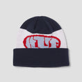 Load image into Gallery viewer, HUF Warped Cuff Beanie Navy