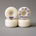 Load image into Gallery viewer, Wayward 54 mm 101a Benny Fairfax Funnel Pro Skateboard Wheels White / Purple
