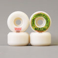 Load image into Gallery viewer, Wayward 53 mm 101a Mike Carroll Funnel Pro Skateboard Wheels White / Green