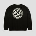 Load image into Gallery viewer, HUF Wide Angle Crew Black