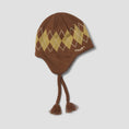 Load image into Gallery viewer, HUF Wilson Braided Beanie Brown
