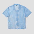 Load image into Gallery viewer, Huf World Tour Shortsleeve Lace Shirt Cloud Blue