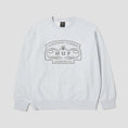 Load image into Gallery viewer, HUF Worldwide Clothiers Crew Heather Grey