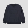 Load image into Gallery viewer, HUF Worldwide Clothiers Crew Navy