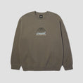 Load image into Gallery viewer, HUF Worldwide Network Crew Dark Earth