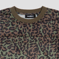 Load image into Gallery viewer, Wasted Paris Cheetah Mesh Boxy T-Shirt Olive Khaki Camo