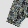 Load image into Gallery viewer, Wasted Paris Trompe L'Oeil Boro Trucker Jacket Blue
