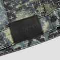 Load image into Gallery viewer, Wasted Paris Trompe L'Oeil Boro Trucker Jacket Blue