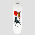 Load image into Gallery viewer, Welcome 9.0 Matador Jake Yanko Pro Model on Panther Skateboard Deck White