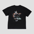 Load image into Gallery viewer, Welcome Horseman Boxy Printed T-Shirt Black