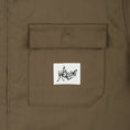 Load image into Gallery viewer, Welcome Nephilim Zip Up Twill Work Shirt Stone