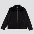 Load image into Gallery viewer, Welcome Outlaw Western Yoke Canvas Zip Jacket Black