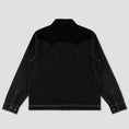 Load image into Gallery viewer, Welcome Outlaw Western Yoke Canvas Zip Jacket Black