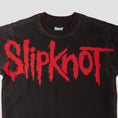 Load image into Gallery viewer, Welcome X Slipknot Barcode Overprint T-Shirt Black / Red