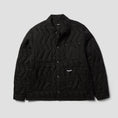 Load image into Gallery viewer, HUF Zig Zag Quilted Chore Jacket Black