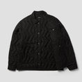 Load image into Gallery viewer, HUF Zig Zag Quilted Chore Jacket Black