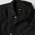 Load image into Gallery viewer, HUF Zig Zag Quilted Chore Jacket Black