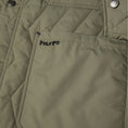 Load image into Gallery viewer, HUF Zig Zag Quilted Chore Jacket Sage