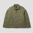 Load image into Gallery viewer, HUF Zig Zag Quilted Chore Jacket Sage