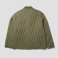 Load image into Gallery viewer, HUF Zig Zag Quilted Chore Jacket Sage