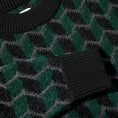 Load image into Gallery viewer, Polar Zig Zag Knit Crew Black / Dark Teal