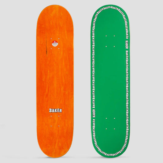 Baker 8.0 Kader Sylla Edge Embossed Skateboard Deck Green