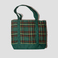 Load image into Gallery viewer, Skateboard Cafe Tartan Tote Green