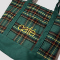 Load image into Gallery viewer, Skateboard Cafe Tartan Tote Green