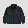 Load image into Gallery viewer, HUF Camden Plaid Track Jacket Navy Plaid