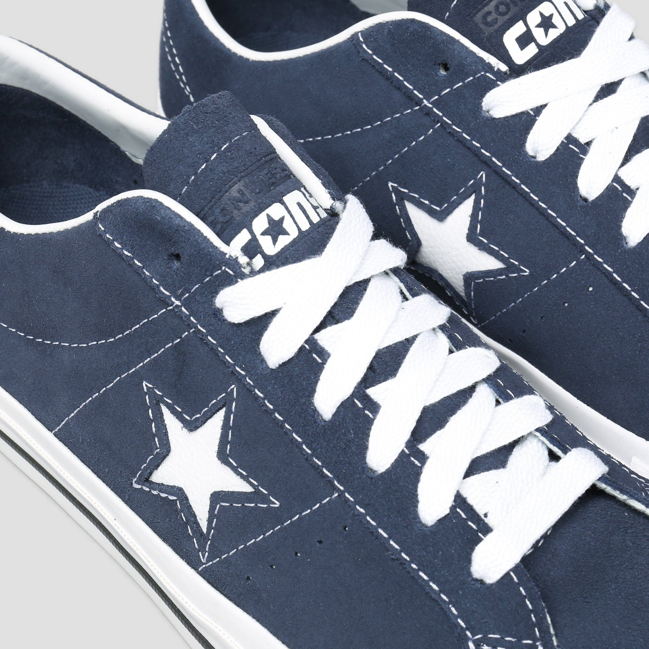 Converse One Star Pro OX Shoes Navy / White / Black