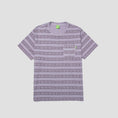 Load image into Gallery viewer, HUF Cooper Stripe Knit Top Dust Purple