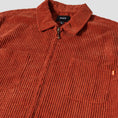 Load image into Gallery viewer, HUF Cornelius Zip Shirt Rust