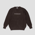 Load image into Gallery viewer, Dancer Logo Cotton Knit Brown