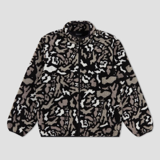 Bronze Camo Fleece Jacket Snow