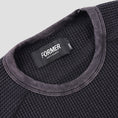 Load image into Gallery viewer, Former Ag Acid Longsleeve Waffle Acid Black
