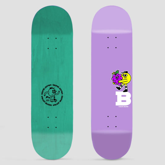 Blast Skates 8.5 Grape Scent Popsicle Skateboard Deck Purple