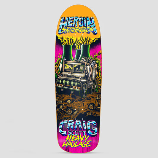 Heroin 9.5 Craig Questions Heavy Haulage Skateboard Deck