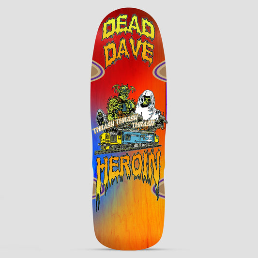 Heroin 10.0 Dead Dave Ghost Train Skateboard Deck